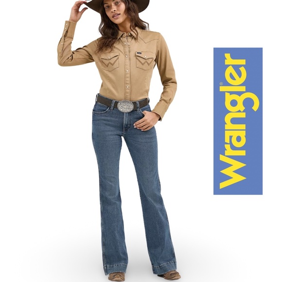 Wrangler Denim - Wrangler Blue Flare Jeans